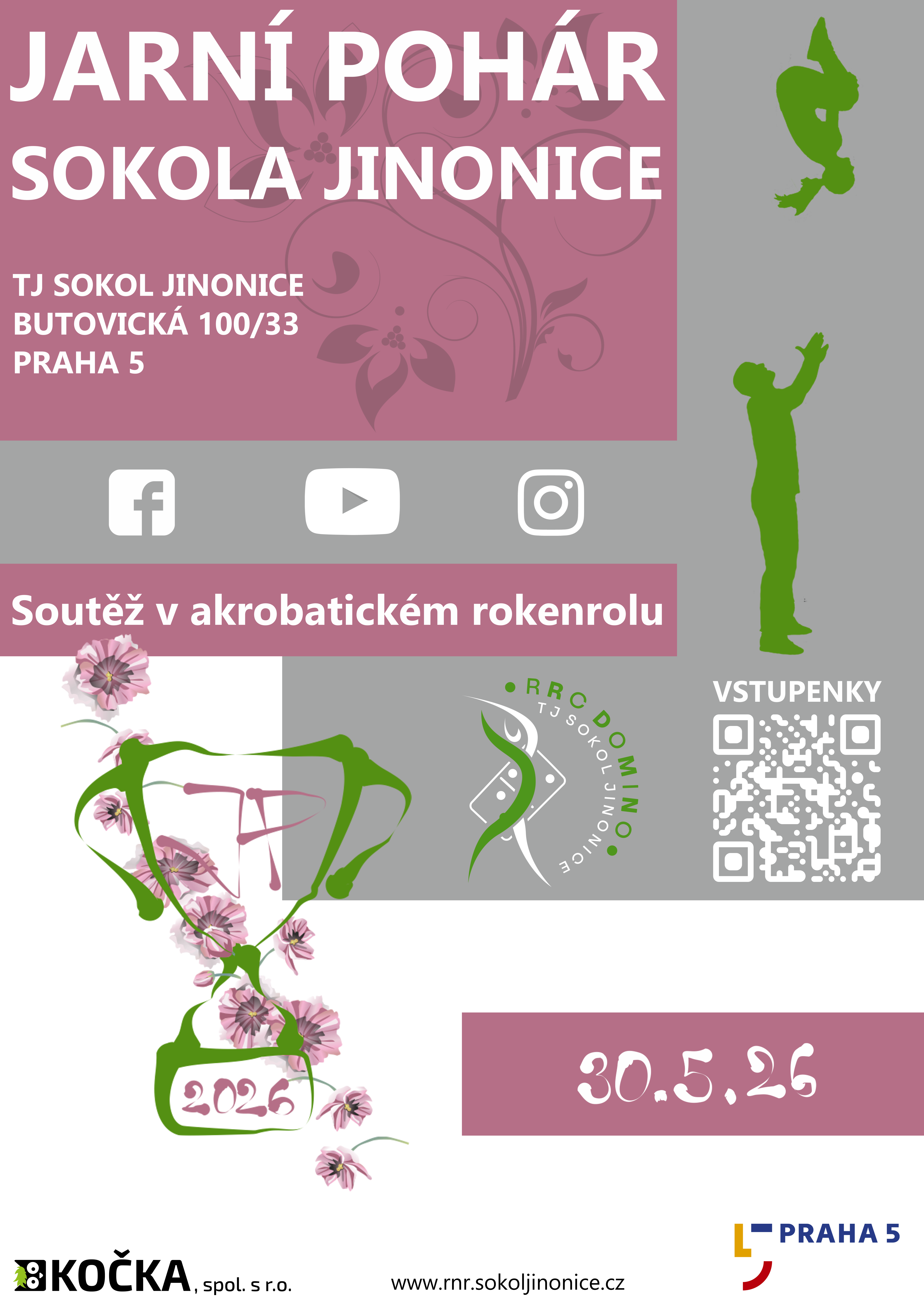 Plakát pro Jarní pohár Sokola Jinonice